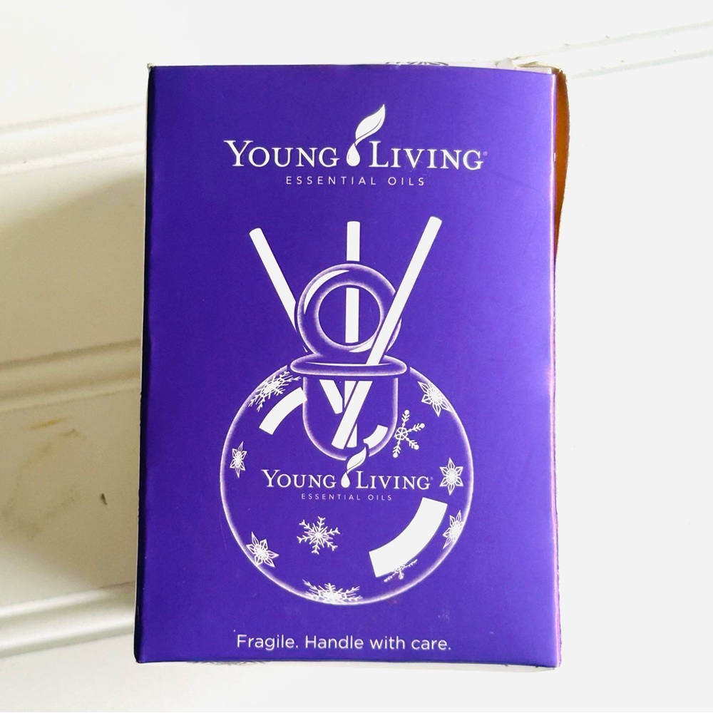 Young Living Essential Oils Glass Diffuser Christmas Ornament